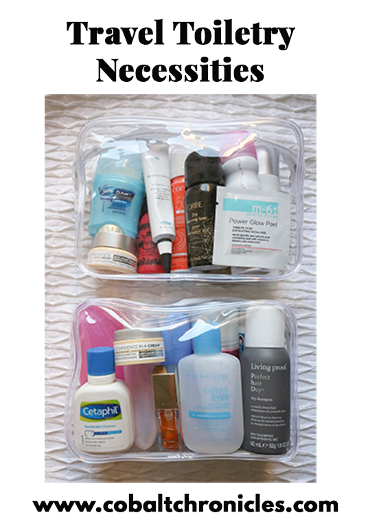 Travel Toiletry Necessities | Cobalt Chronicles | Washington, DC | Travel Blogger