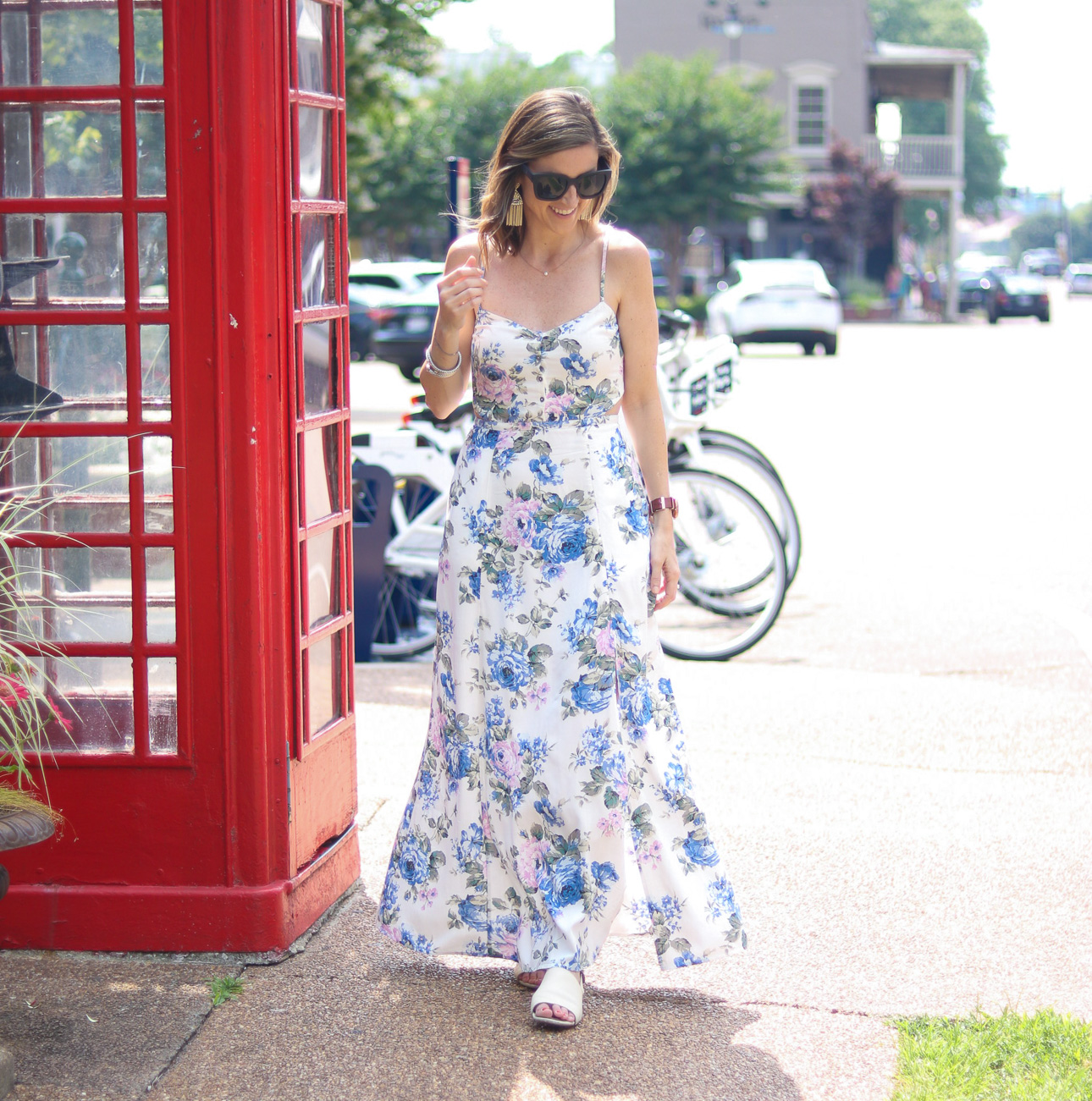 abercrombie floral dress