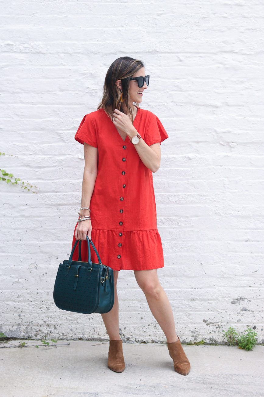 Button Front Dress | Cobalt Chronicles | Washington, DC | Style Blogger