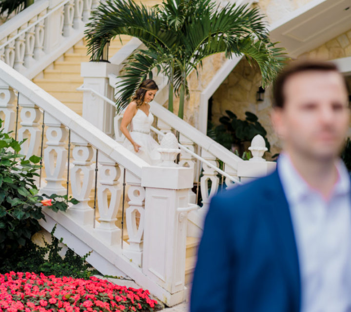 Wedding First Look | Cobalt Chronicles | Houston Lifestyle Blogger | Baha Mar Wedding