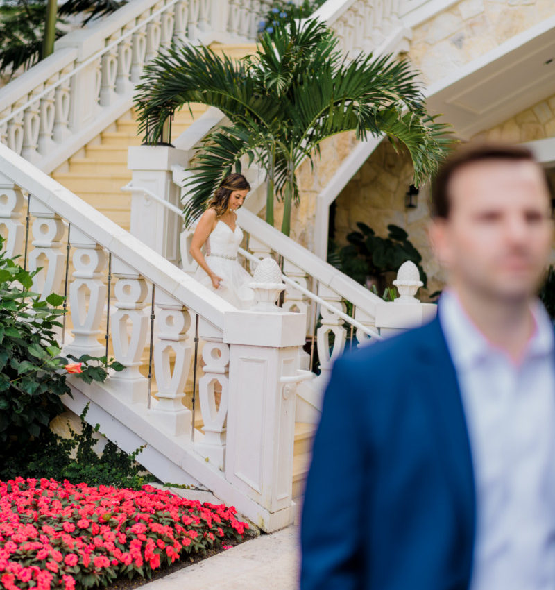 Wedding First Look | Cobalt Chronicles | Houston Lifestyle Blogger | Baha Mar Wedding