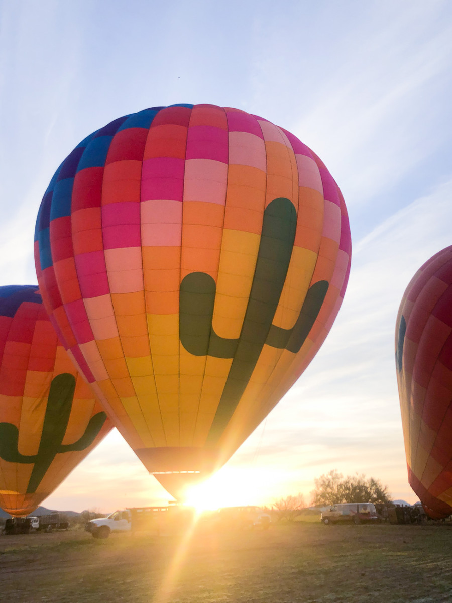 An Hot Air Balloon Ride in Phoenix with Hot Air Expeditions