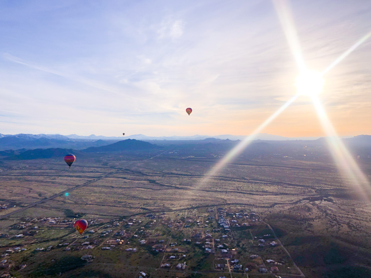 An Unforgettable Hot Air Balloon Ride in Phoenix with Hot Air Expeditions | Cobalt Chronicles | Houston Travel Blogger