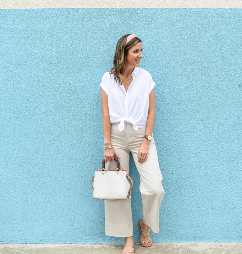 Everlane Wide Leg Chino | Cobalt Chronicles | Houston Style Blogger