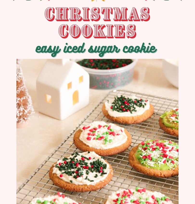 Easy Iced Sugar Cookie Recipe!