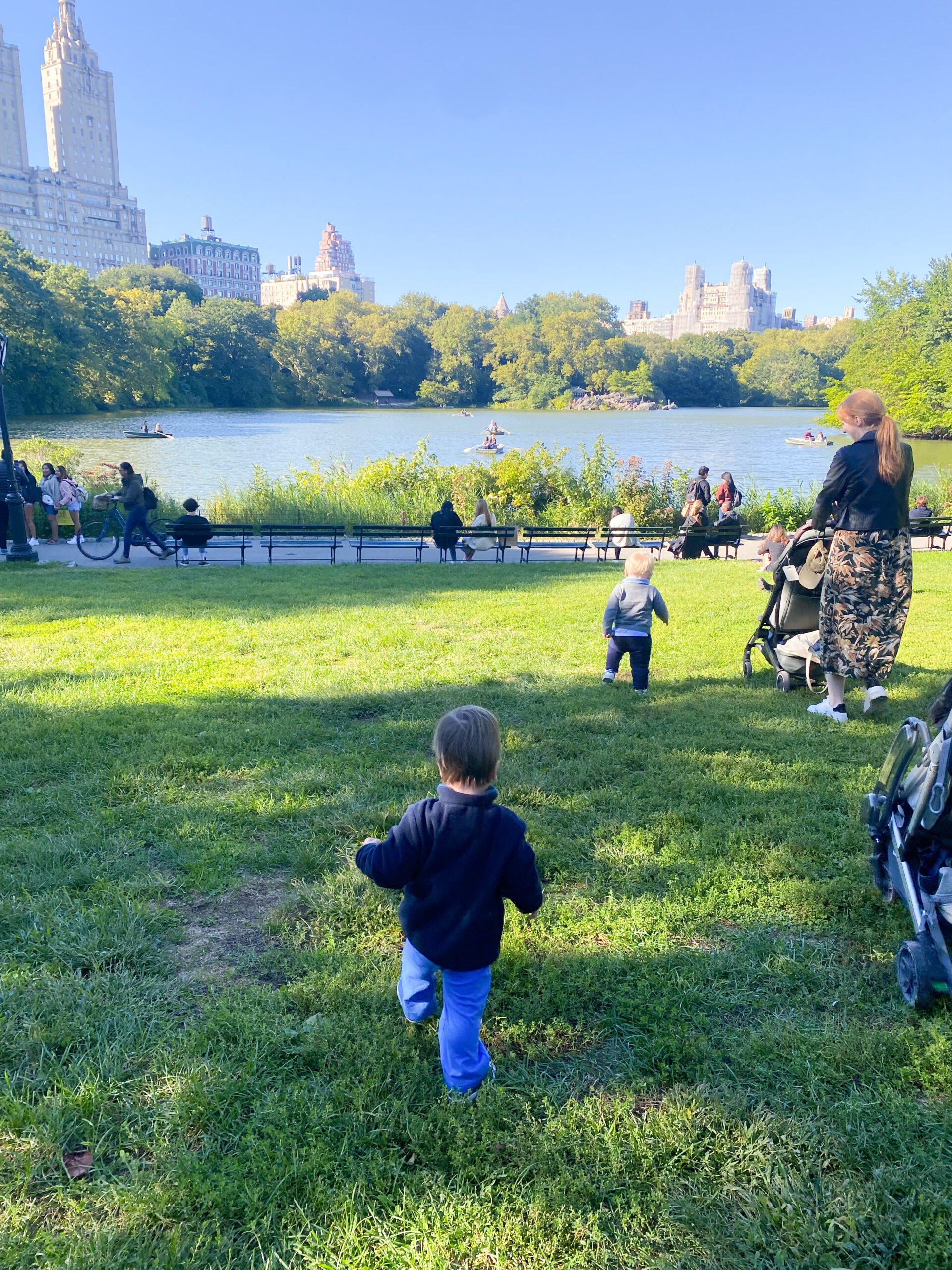 Central Park with a toddler.