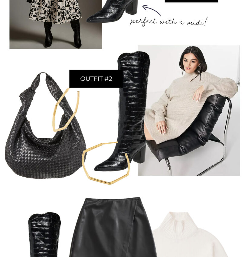 3 Ways to Style Knee High Boots